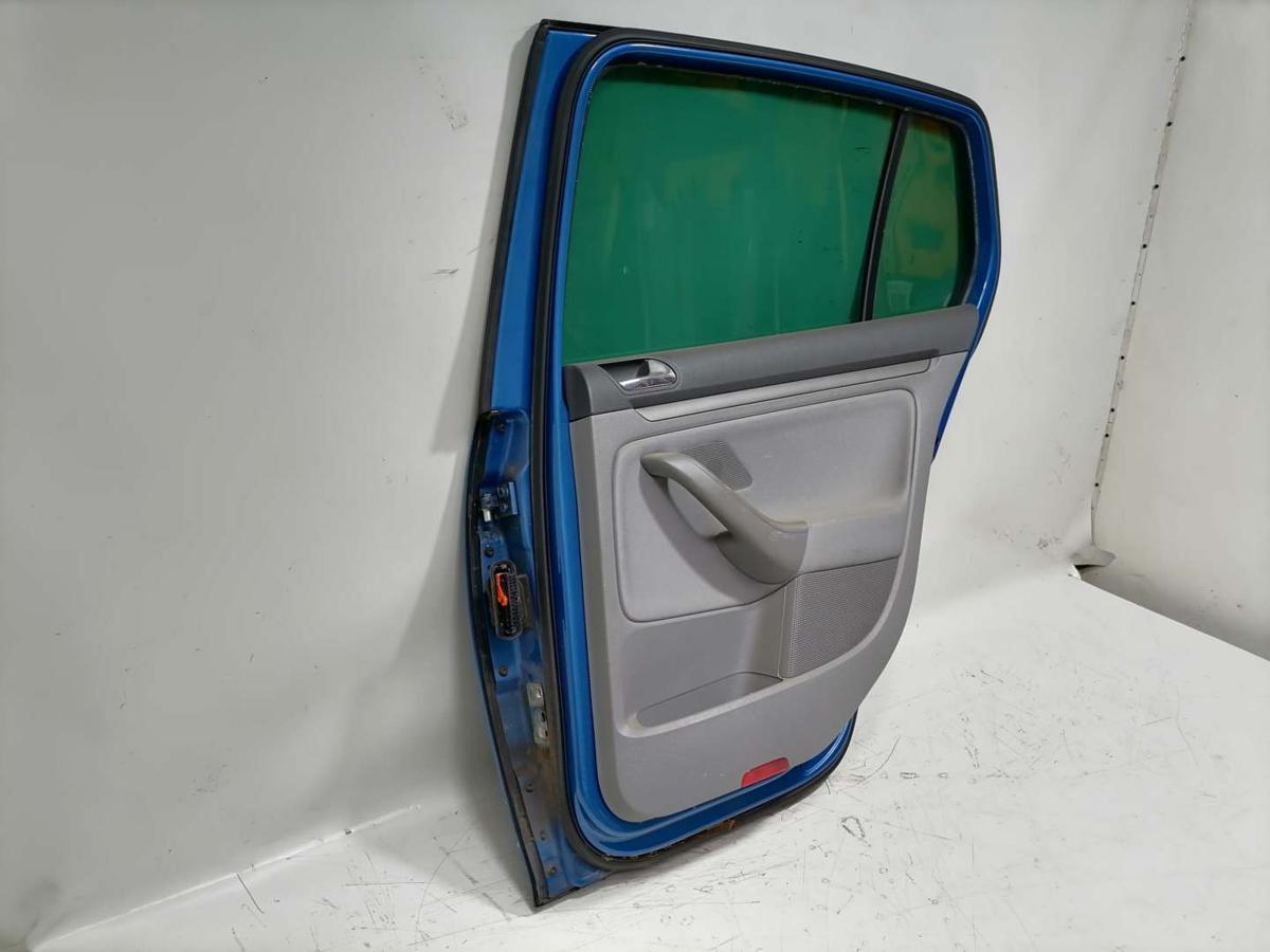 VW GOLF V original Tür hinten rechts LC5G-Coasta Blue Pearl Fließheck BJ05